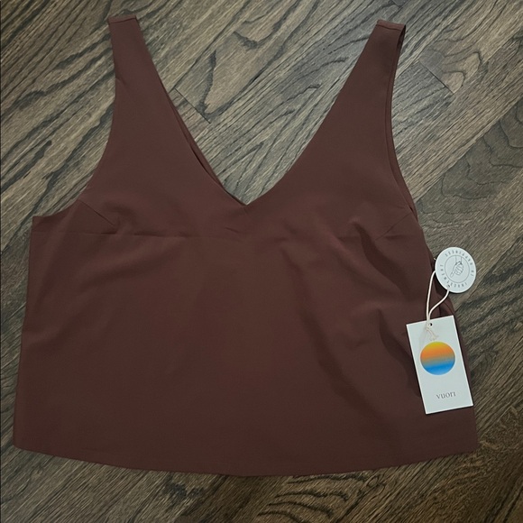 NWT Vuori Villa Cropped Tank Burnt Sienna medium - Picture 7 of 11